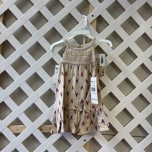 NWT Roxy 6-12Month dress and diaper cover set